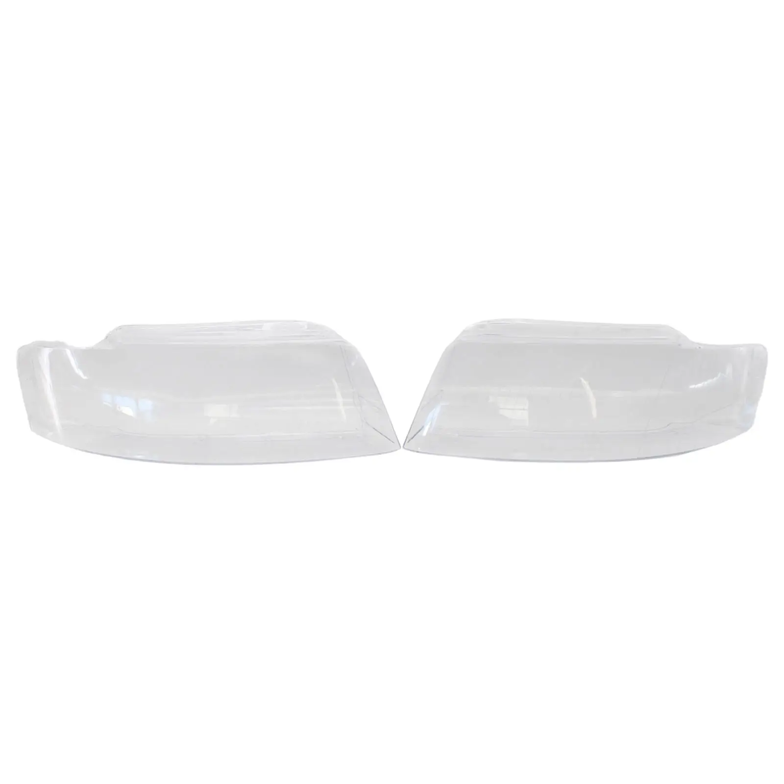 

Pair Headlamp Lens Cover for Audi A4 8E B6 2002-2004, Waterproof Light Weight Durable
