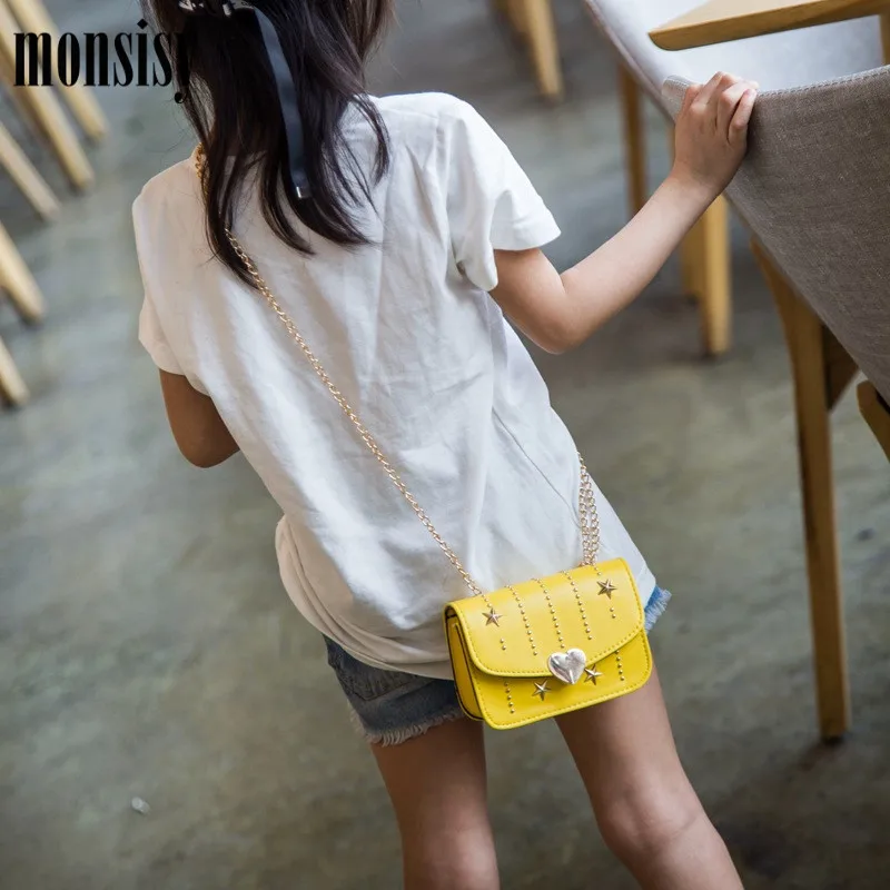 Monsisy Кошелек для монет кошелек из искусственной кожи Сумка через плечо девочек