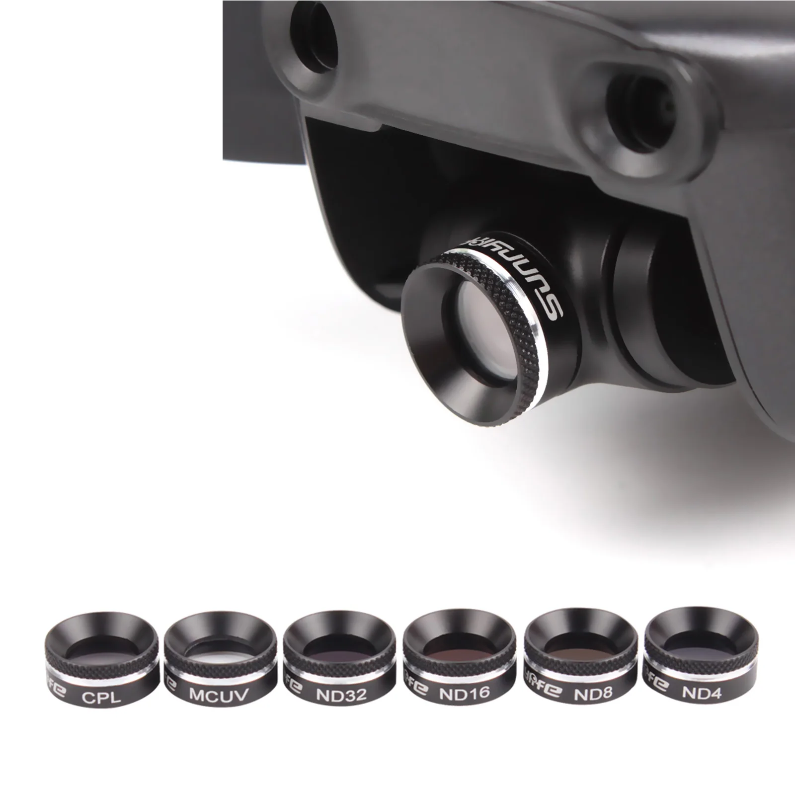Sunnylife MCUV CPL ND4 ND8 ND16 ND32 Mavic набор воздушных фильтров для DJI MAVIC Air Drone Gimbal Camera Sunhood Lens