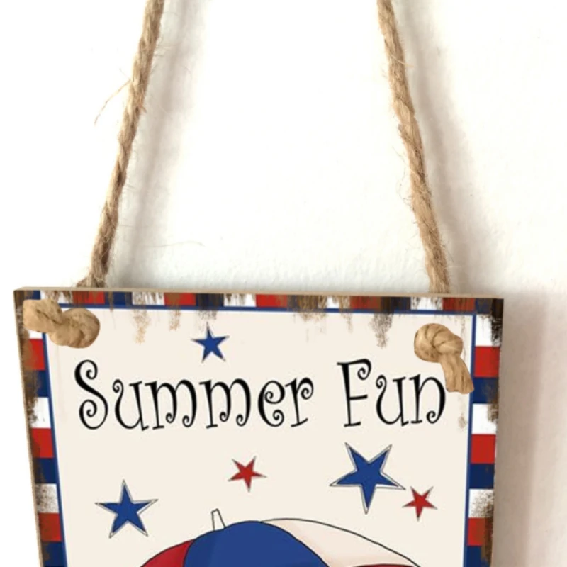 American Independence Day Hanging Plaques &amp Signs Wooden Sign For Crafts Wall Decor Club Bar Decoration | Дом и сад