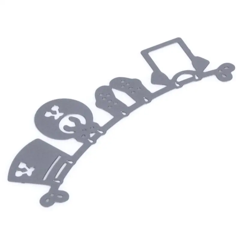 Вешалка с одеждой ручной формы детские металлические высечки Скрапбукинг