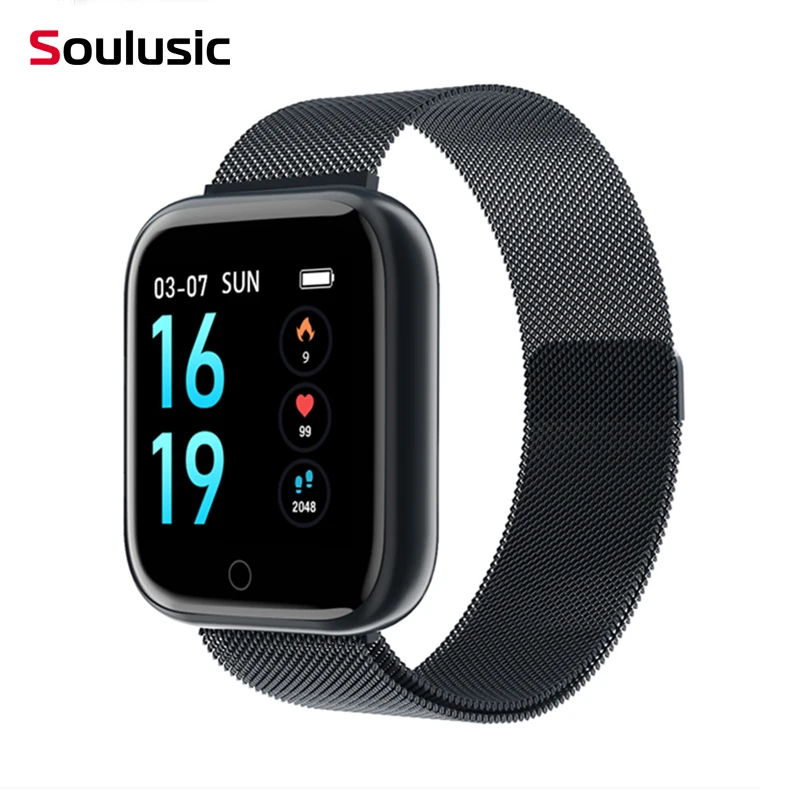 Женские Водонепроницаемые Смарт часы Soulusic T80 IWO 8 Mate Bluetooth для Apple IPhone Xiaomi с