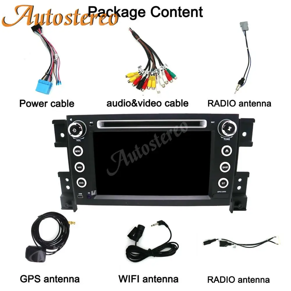 Магнитола для Suzuki Grand Vitara автомобильный dvd-плеер на основе Android-2005 2012 GPS-навигация