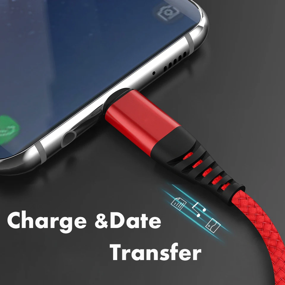1M 2M Micro USB Cable Fast Charging for Samsung Huawei Xiaomi LG Andriod Quick Charger Usb Mobile Phone Data Cables | Мобильные