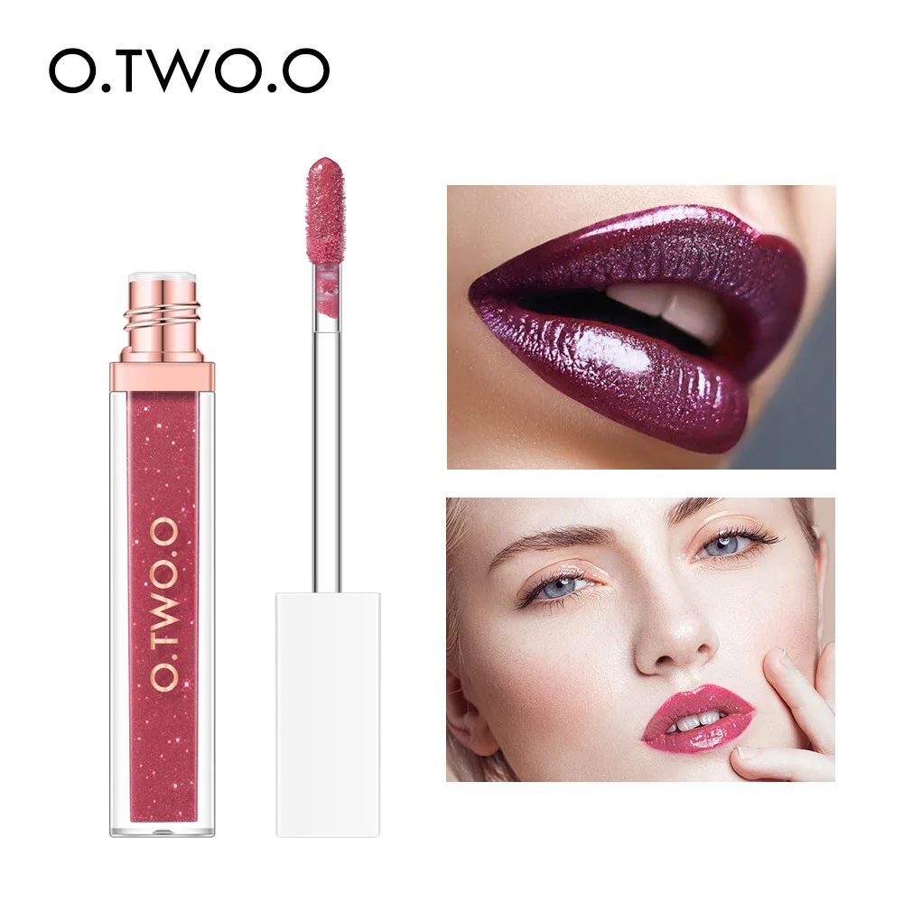 

O.TW O.O стеклянный блеск для губ, зеркало из стекла, светильник лая глазурованная антипригарная помада