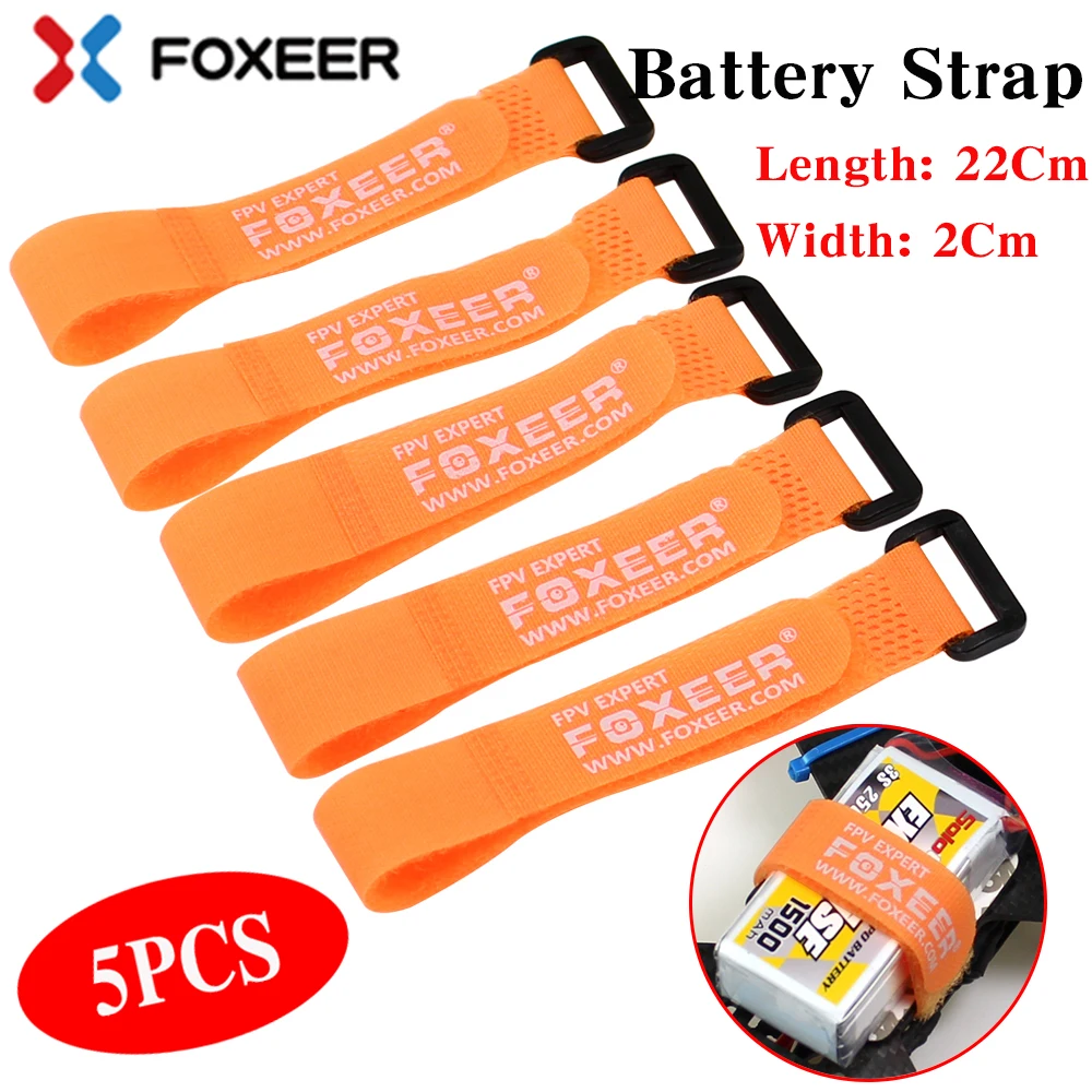 Foxeer 5 шт. сильный RC Lipo батарея ремень соединительный кабель Фиксирующий Ремень 22*2