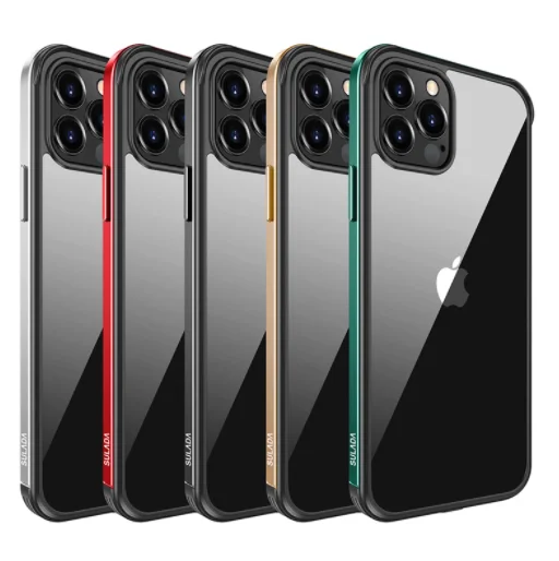

Apple 12 phone case iPhone 12Pro ultra-thin transparent xsmax nano-glass 11 metal border wrestling mini