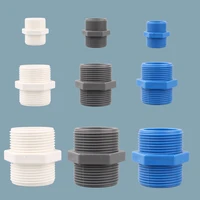 1pc 12%e2%80%9c 34%e2%80%9d 1%e2%80%9c male thread pvc connector pvc pipe adapter garden irrigation watering fittings plumbing accessories