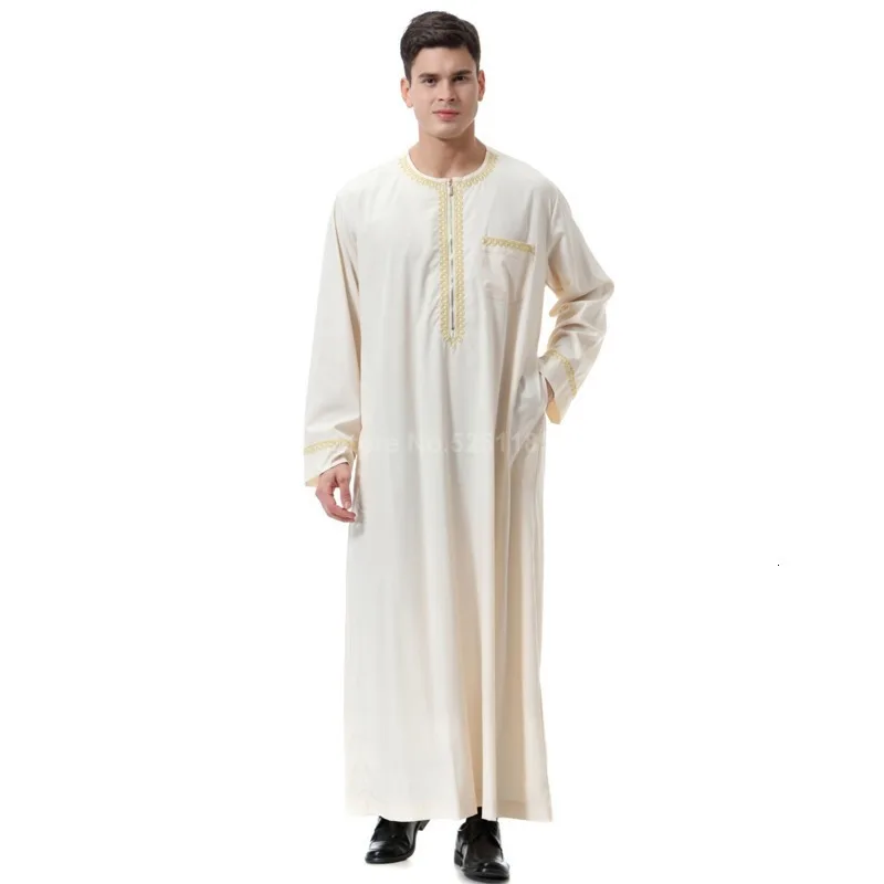 Abaya Jubba Thobe Islamic Clothing Muslim Islam Robes Dress Saudi Arabia Men Arabic Pakistan Kaftan Middle East National Costume