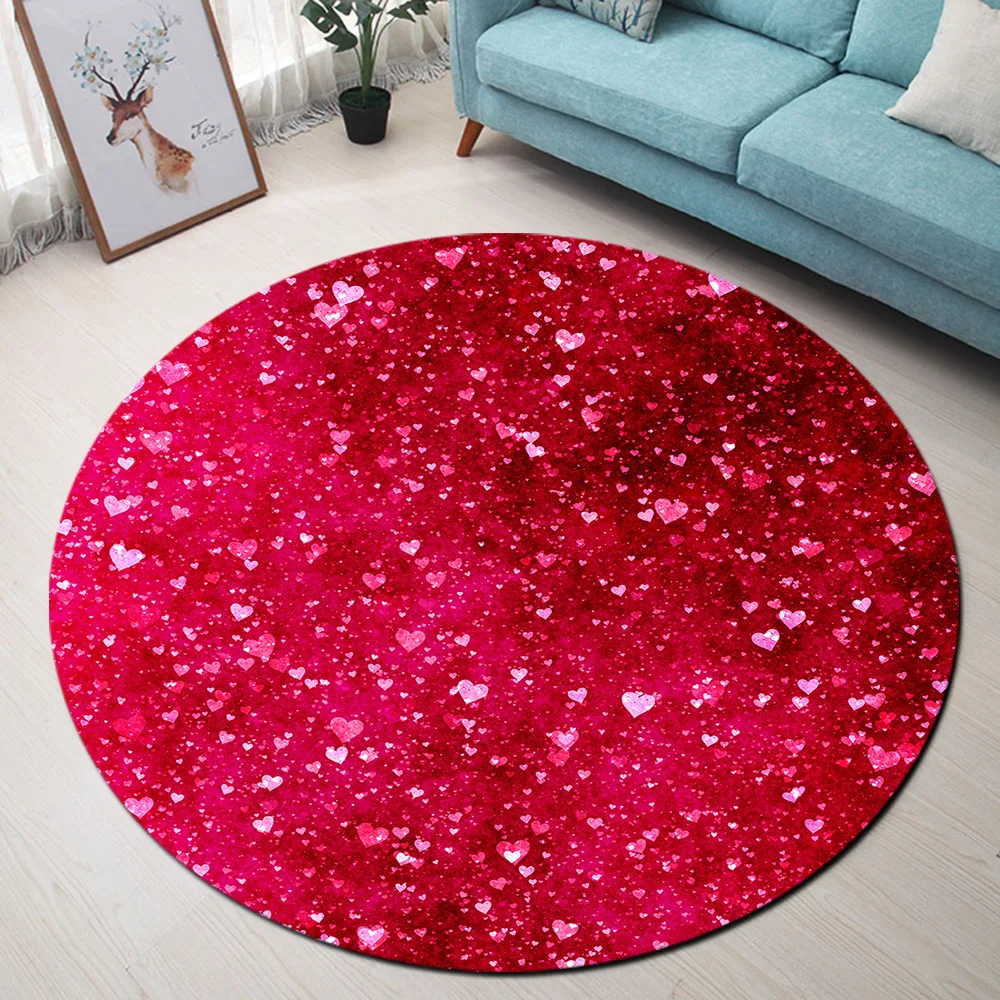 Ковер на день святого валентина с боке коврик для компьютерного стула красными