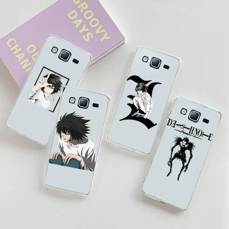 

Cartoon Death Note Anime Phone Case Transparent For Samsung Galaxy A S 8 9 10 12 20 21 40 50 52 51 70 71 2019 fe 5g ultra plus