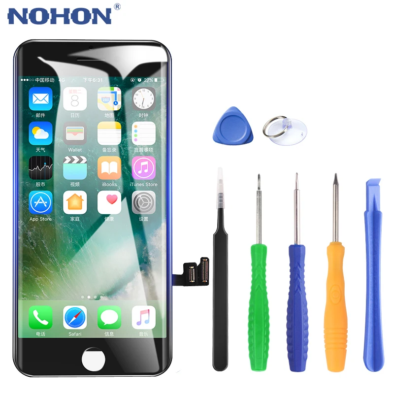 NOHON ЖК дисплей сенсорный экран 3D дигитайзер сборка Замена для iPhone 6 S 7 Мобильный