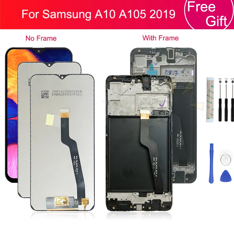 Дисплейный модуль ZHZ для Samsung Galaxy A10 A105 2019 с рамкой и без|Экраны мобильных