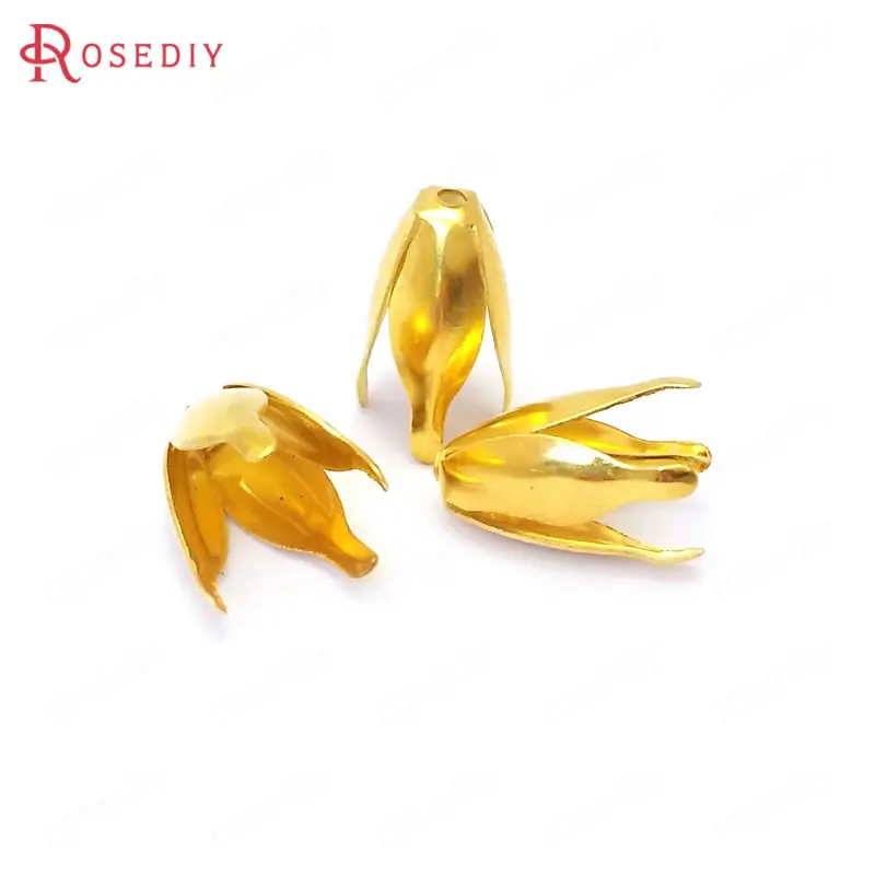 Колпачки из железа для бусин диаметром 7 мм длина 13 100 шт. | Украшения и аксессуары