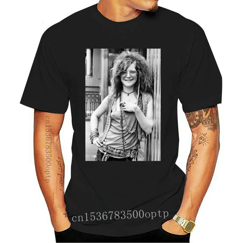 

New Vintage Janis Joplin Rock Band Tshirt Size S M L Xl 2Xl Fashion Classic Style Tee Shirt