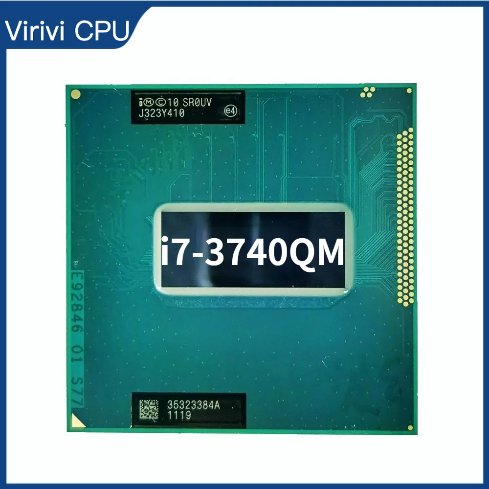 Процессор Intel Core i7 3740QM SR0UV 2 7 ГГц четырехъядерный восьмипоточный ЦПУ 6M 45 Вт Разъем