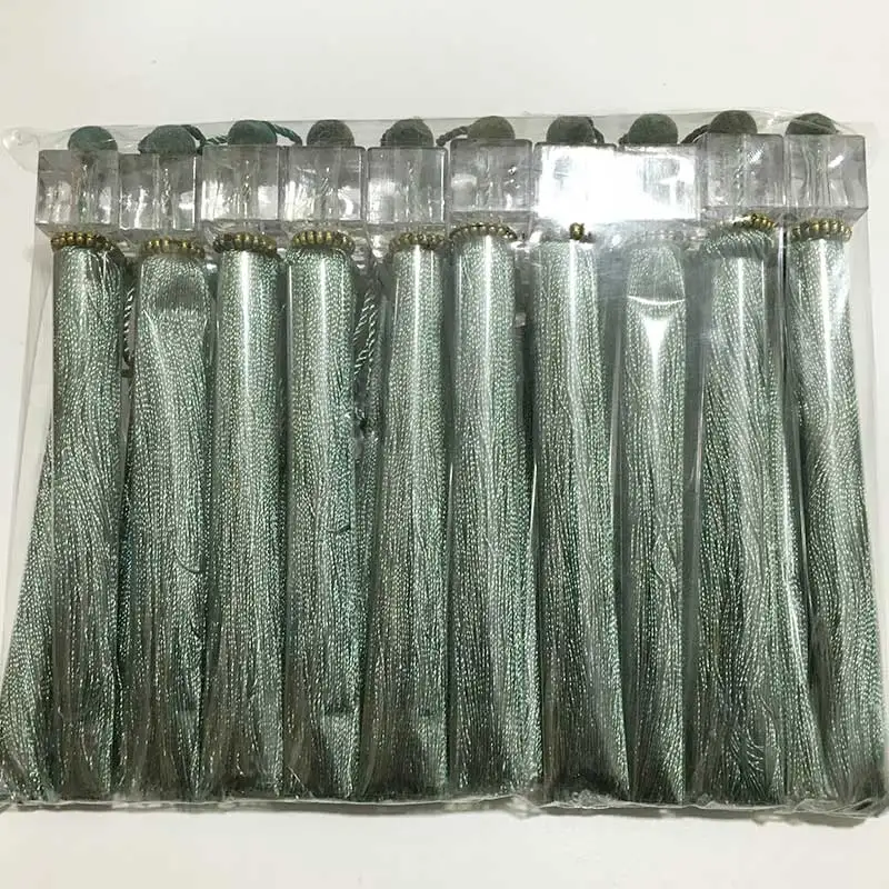 7 20pcs/package polyester silk tassel hanging ear tassel 25cm tassel curtain accessories home decoration DIY decorative handmade - Цвет: 7