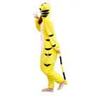 Пижама-Кигуруми для взрослых, комбинезон с капюшоном и тигром, драконом, зимняя одежда для сна на Хэллоуин