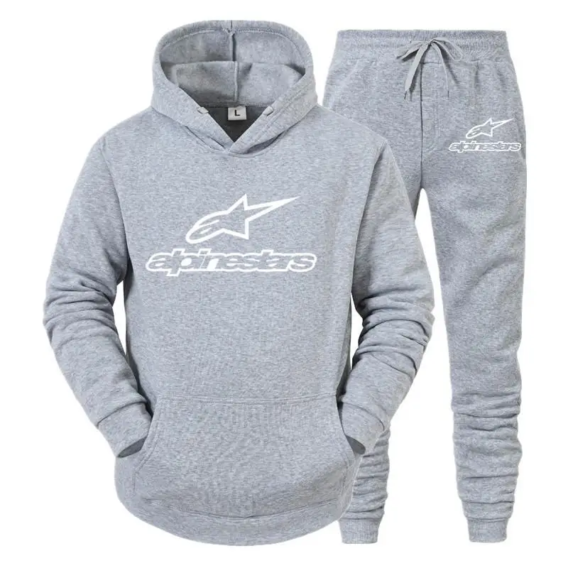 

Men Sweatshirt Solid Color Man Hoody Alpinestars Sports hoodies + pantsuits comfortable and stylish for men and women Sweatshirt