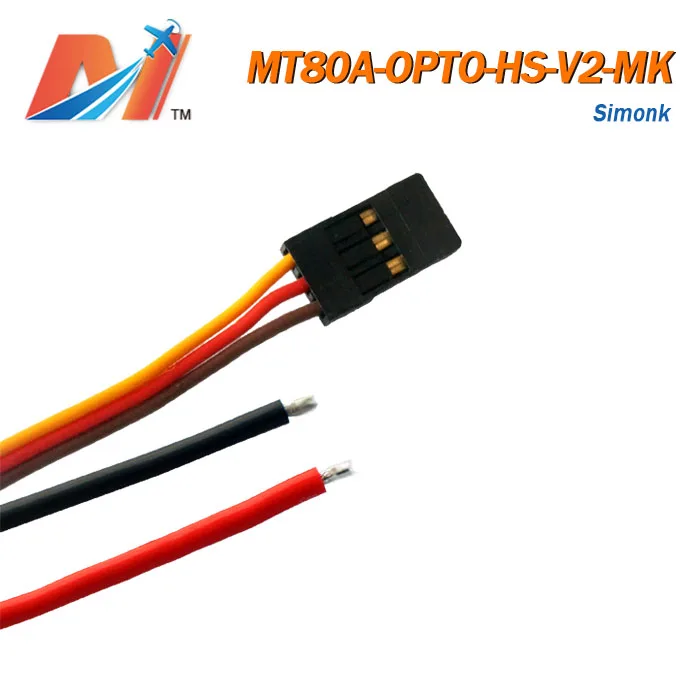 Maytech 80A Мультикоптер Дрон OPTO ESC контроллер скорости 8В 25В модель полета |