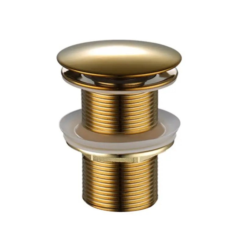 

Durable Brass Pop-up Drain Bathroom Basin Sink Drain Plugs Overflow Hole for Home Bath Faucet Accessories Kit