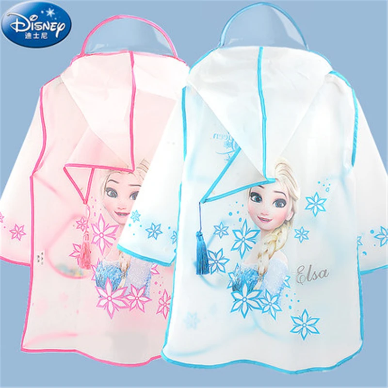 Eva Material Minnie Mickey Rain Coat For Children Waterproof Student  Rain Proof Clothes