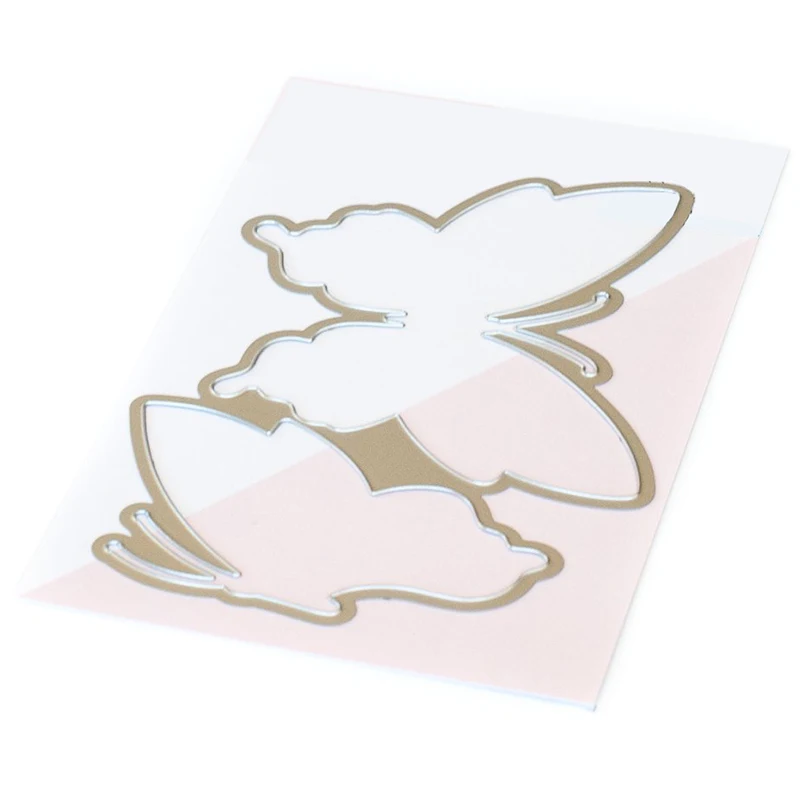 Новинка 2021 пластиковый трафарет в виде насекомого бабочки прозрачные штампы
