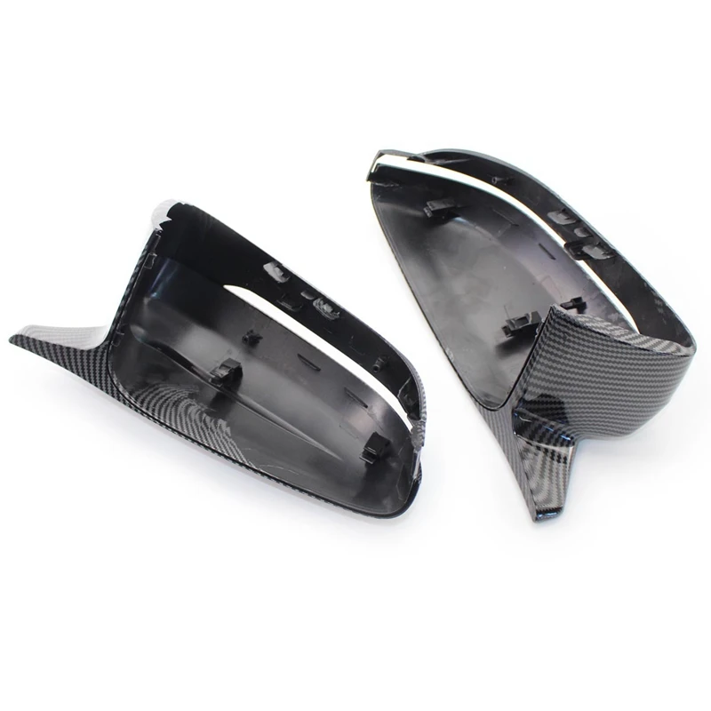 

for -BMW 3 5 7 Series G20 G30 G11 G12 Carbon Fiber Pattern ABS Side Rear View Mirror Cap Cover Shell Trim
