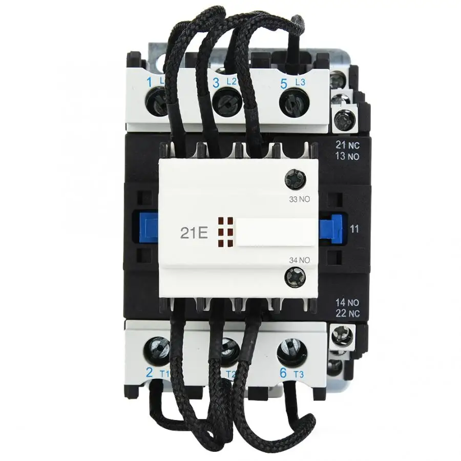 Контактор переключателя CJ19-36/21 Конденсатор Переключения AC380V 36A 2 NO 1 NC