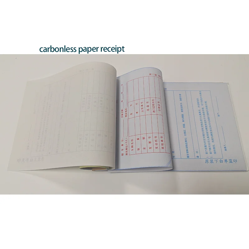 business use custom printed invoice notebook