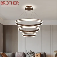 brother nordic pendant lights contemporary luxury round home led lamp fixture for decoration