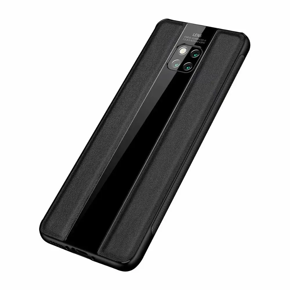 yxayn sleek minimalist pure leather phone case for huawei mate 30 pro p30 p40 extremely slim business phone case free global shipping