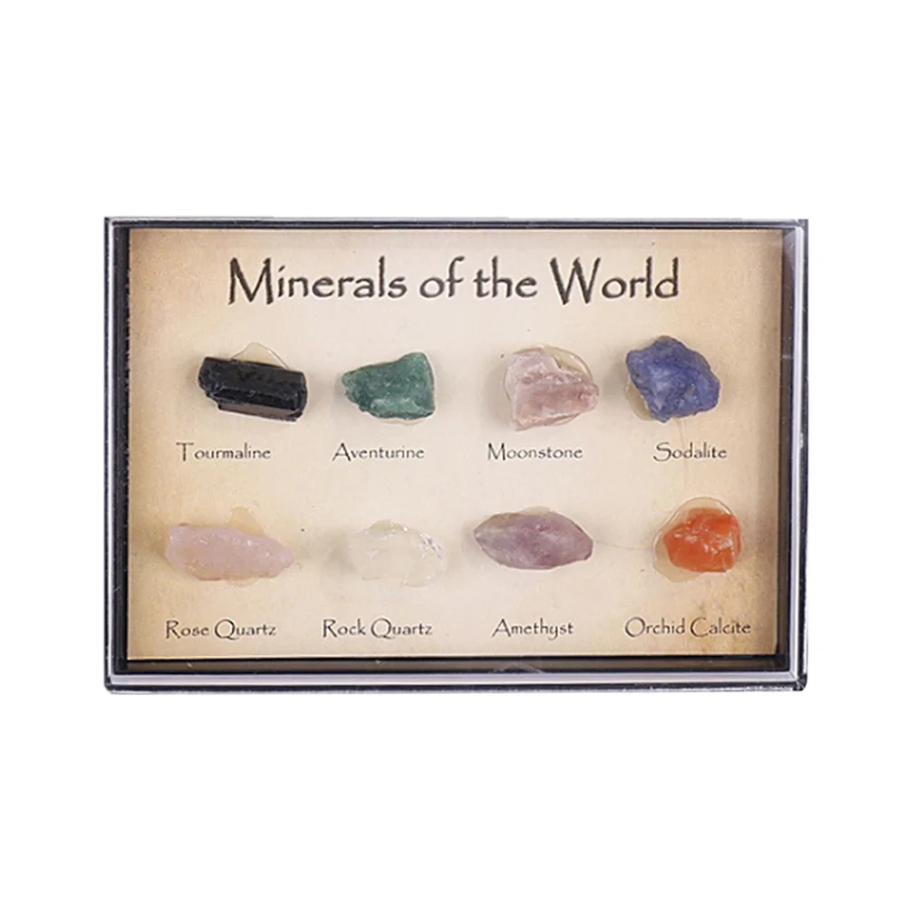 1 набор образцов натуральной руды минералы образцы драгоценные камни коллекция