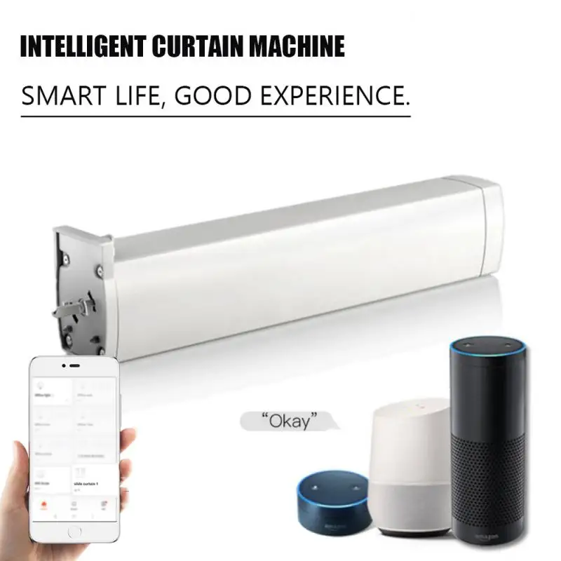 

Роллер Tuya Zigbee для штор, со встроенным аккумулятором и голосовым управлением, работает с Alexa Google Home