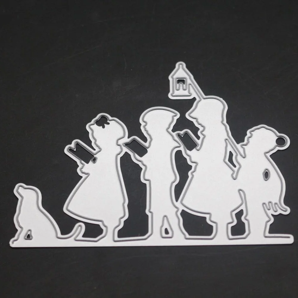 Трафарет с рамкой в виде собаки уличное освесветильник украшение сделай сам