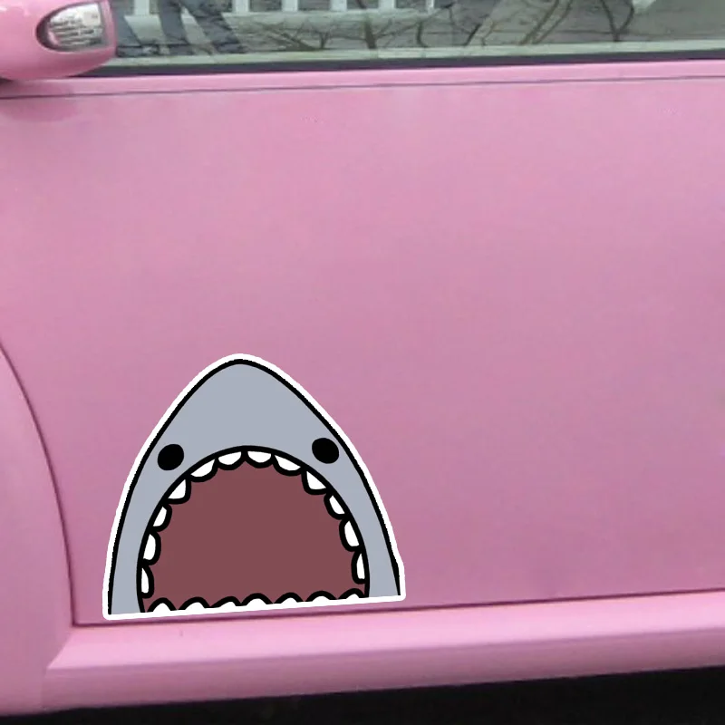 Модная красивая мультяшная акула рот цветная ПВХ Высококачественная