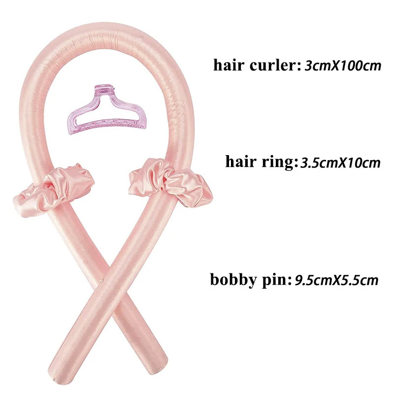

Lazy Sponge Curler Set No Heat Curls Ribbon Hair Rollers Sleeping Soft Headband Set For Women Girl Fashion Hair Styling Tools