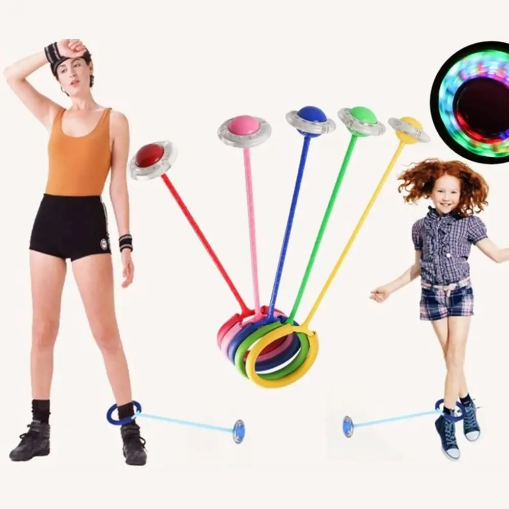

Kids LED Flash Jumping Foot Force Ball Toy Outdoor Sports Funny Jumping Force Reaction Training Balls Child-parent Games Toys