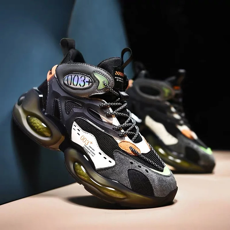 

Men Running Shoes Height Increasing Casual Fashion High Quality Fabric Sport Shoes for Men Outdoor Jogging Breathable Sneakers