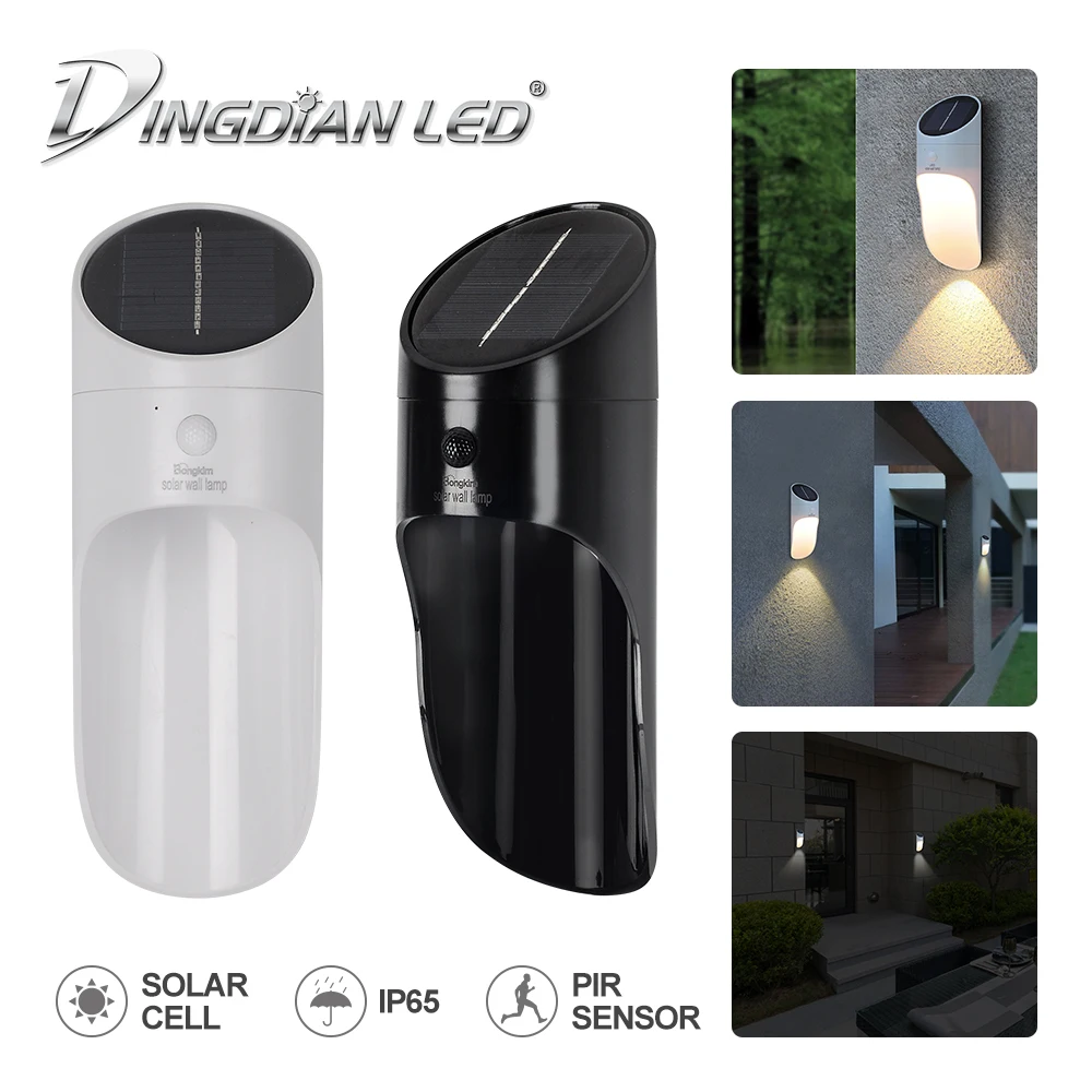 Светодиодный настенный светильник на солнечной батарее с датчиком движения 5 в
