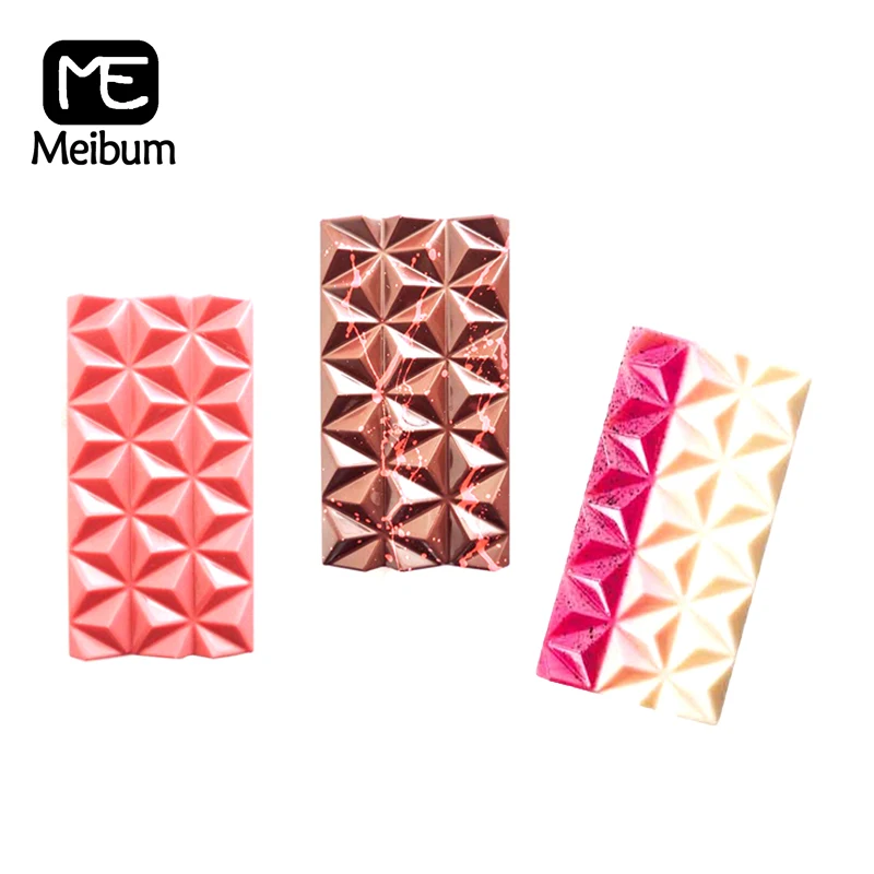 Поликарбонатные формы для шоколада meiжум любовь алмазные кондитерские изделия