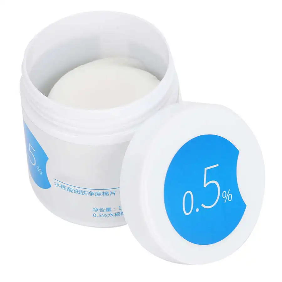 

60pcs 0.5% Salicylic Acid Blackhead Acne Removal Cotton Pad Face Cleansing Repair Wipes Blackhead Removal Face Skin Care Tool