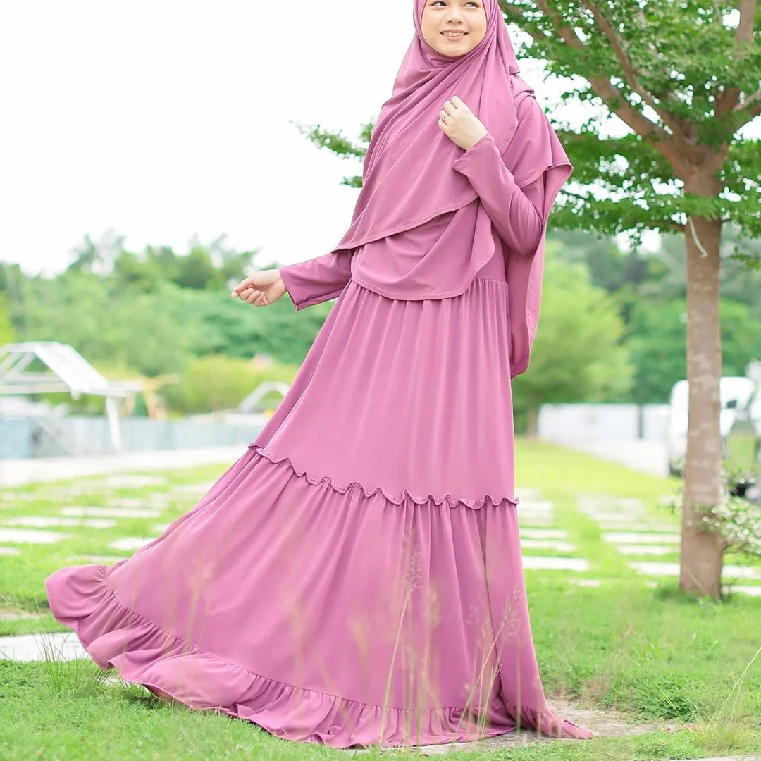 

2021 Muslim Women's New Soft Cardigan with Headscarf Dubai Abaya Dress Muslim Abaya Indian Dress Woman Abaya Moroccan Kaftan