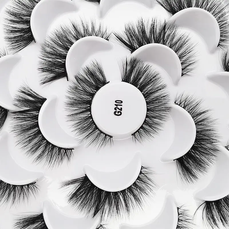 Mink eyelashes 3d mink hair eyelashes10 pairs long makeup 3d faux nature fake lashes extension false eyelashes Wholesale(10P