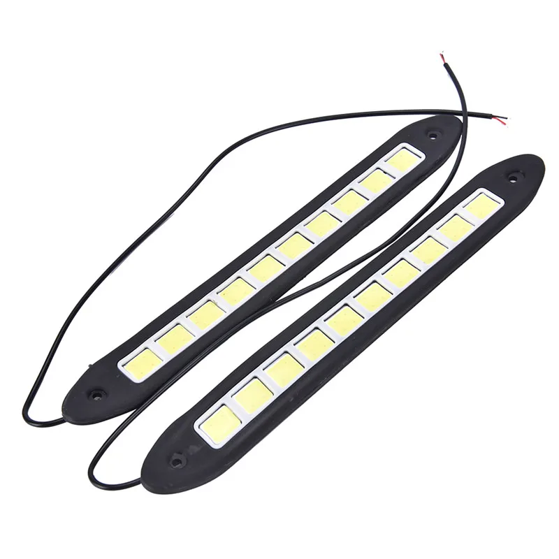 

2pcs 20W 12V Running Light Fog COB Strip Lamp Waterproof Car LED