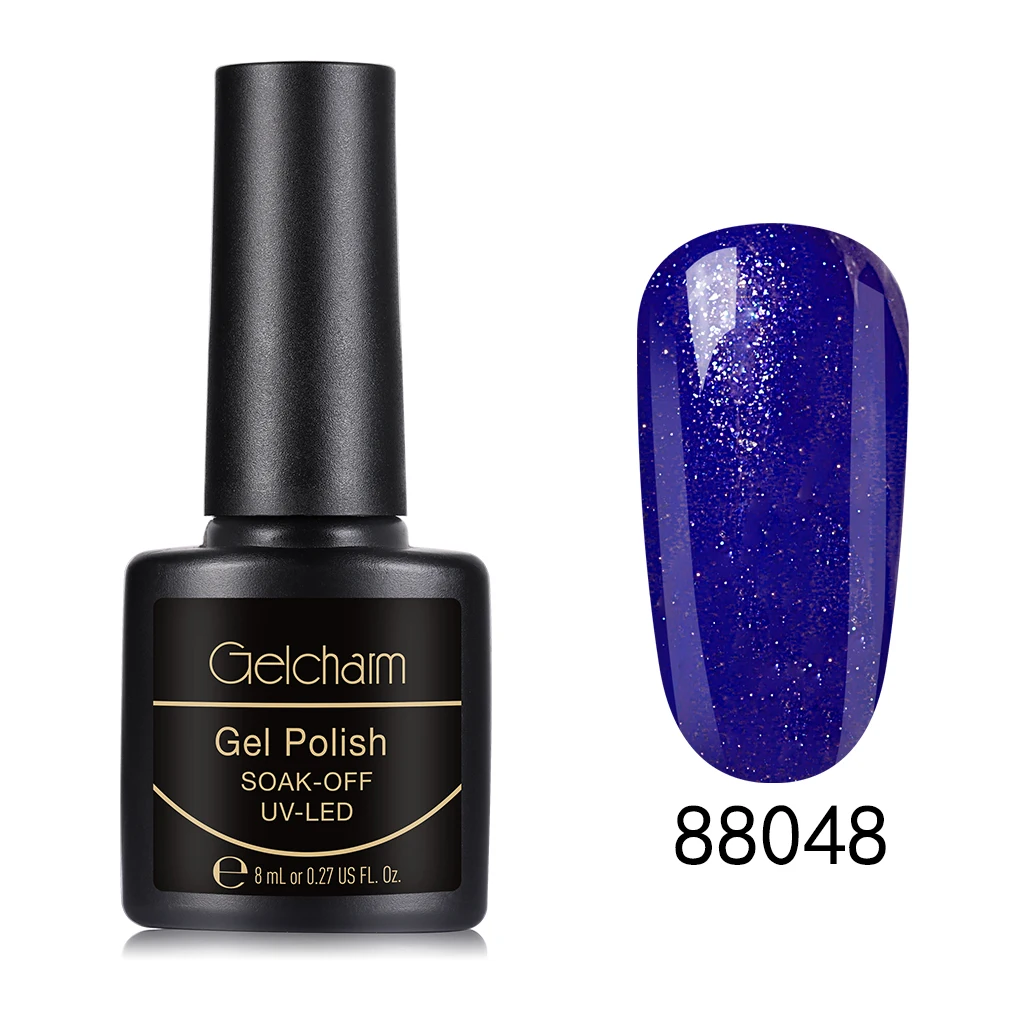 88048 Gelcharm 8 мл сменная серия Гель-лак для ногтей УФ светодиодный отмачиваемый лак для ногтей Блеск для ногтей салон маникюрный лак - Цвет: 88048