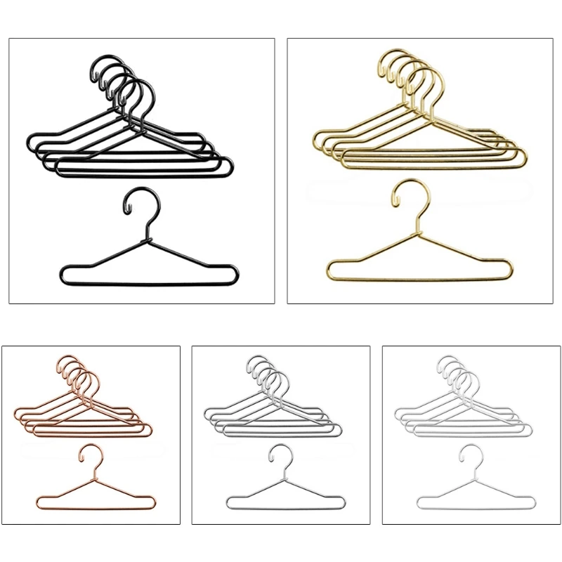 

20pcs Metal Doll Hangers Doll Accessories For Babie Blyth 1/6 Doll Cloth C5AF