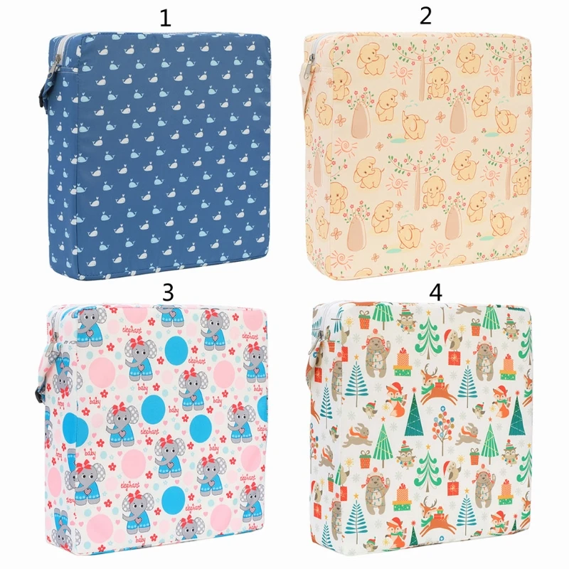 

Square Booster Seat Highchair Pad Dining Chair Washable Thick Increasing Cushion for Kids Baby Toddler