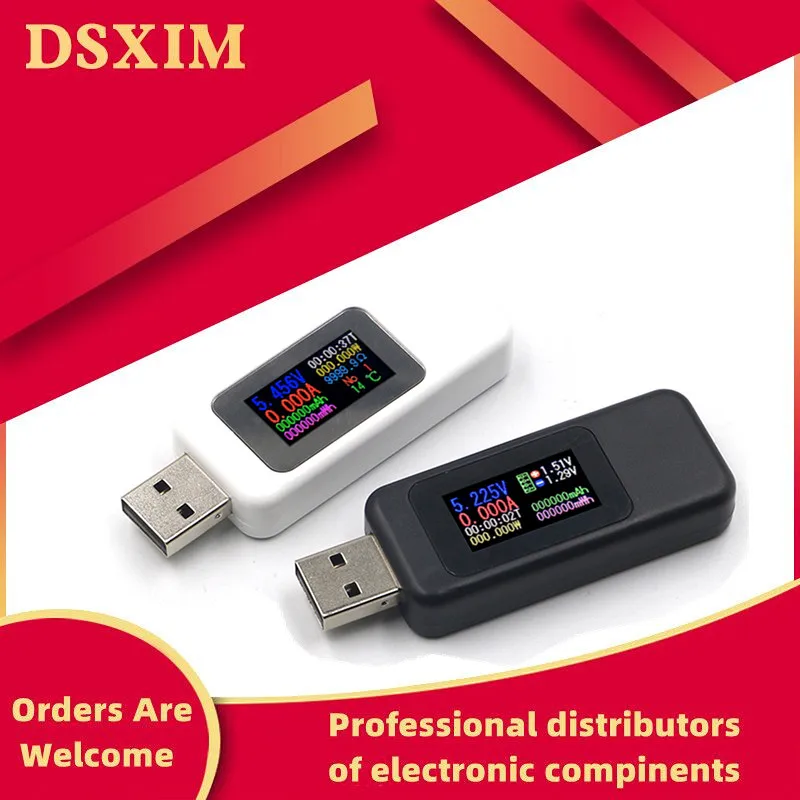 USB тестер 10 в 1 цифровой вольтметр постоянного тока амперметр измеритель