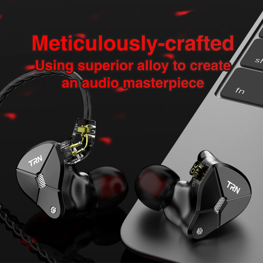 Фото TRN BA5 5BA драйвер развязывает металлические наушники IEM HIFI монитор для бега TRN BA5 5BA драйвер развязывает металлические наушники IEM HIFI монитор для бега